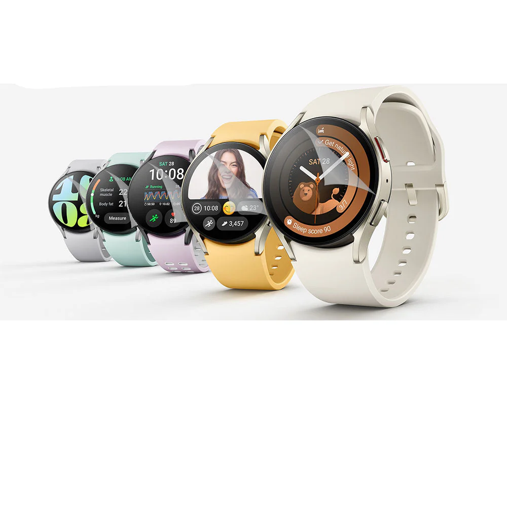 6x High Definition Clear Hydrogel Screen Protector for Samsung Galaxy Watch 4 5 6 7 Ultra