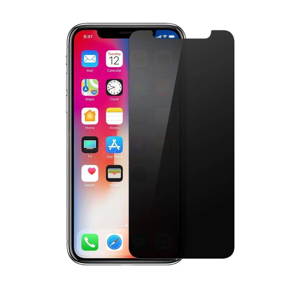 Privacy Tempered Glass Screen Protector iPhone X XS Max XR 11 12 13 14 15 Plus Pro Mini - Image 3
