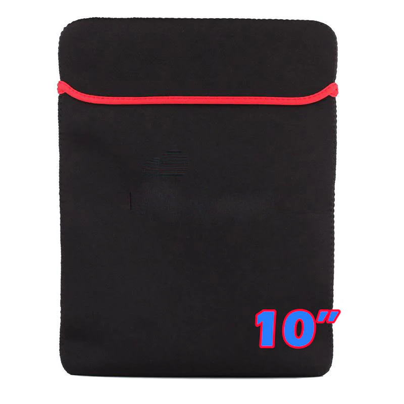 7 10 12 13 14 15 inch Laptop Notebook Macbook iPad Mini Sleeve Black Red - Image 11