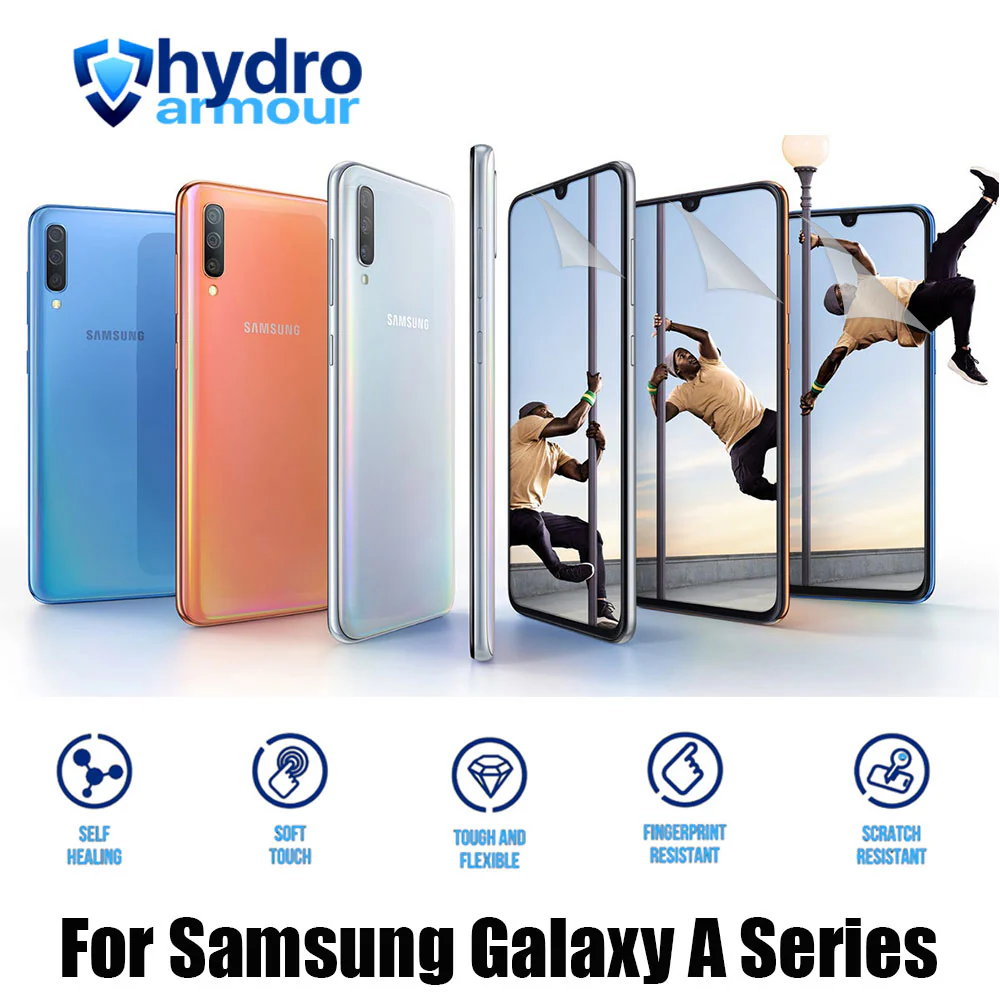 Clear HD Hydrogel Screen Protector | Anti-Scratch Protection for Samsung Galaxy A Series A55 A35 A25 A15 A05