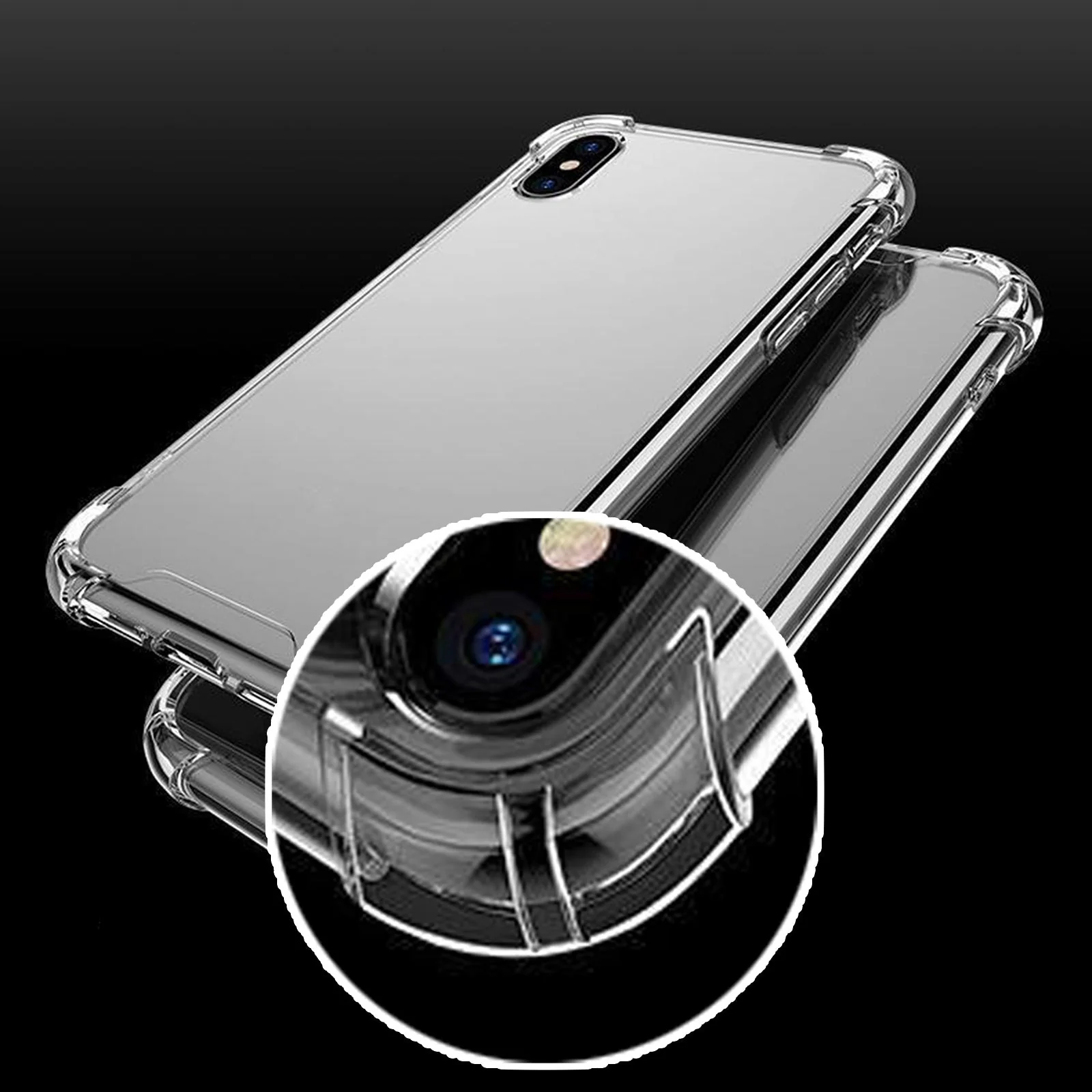 Shockproof Clear Case for Apple iPhone 12 13 Pro Mini Max - Image 4
