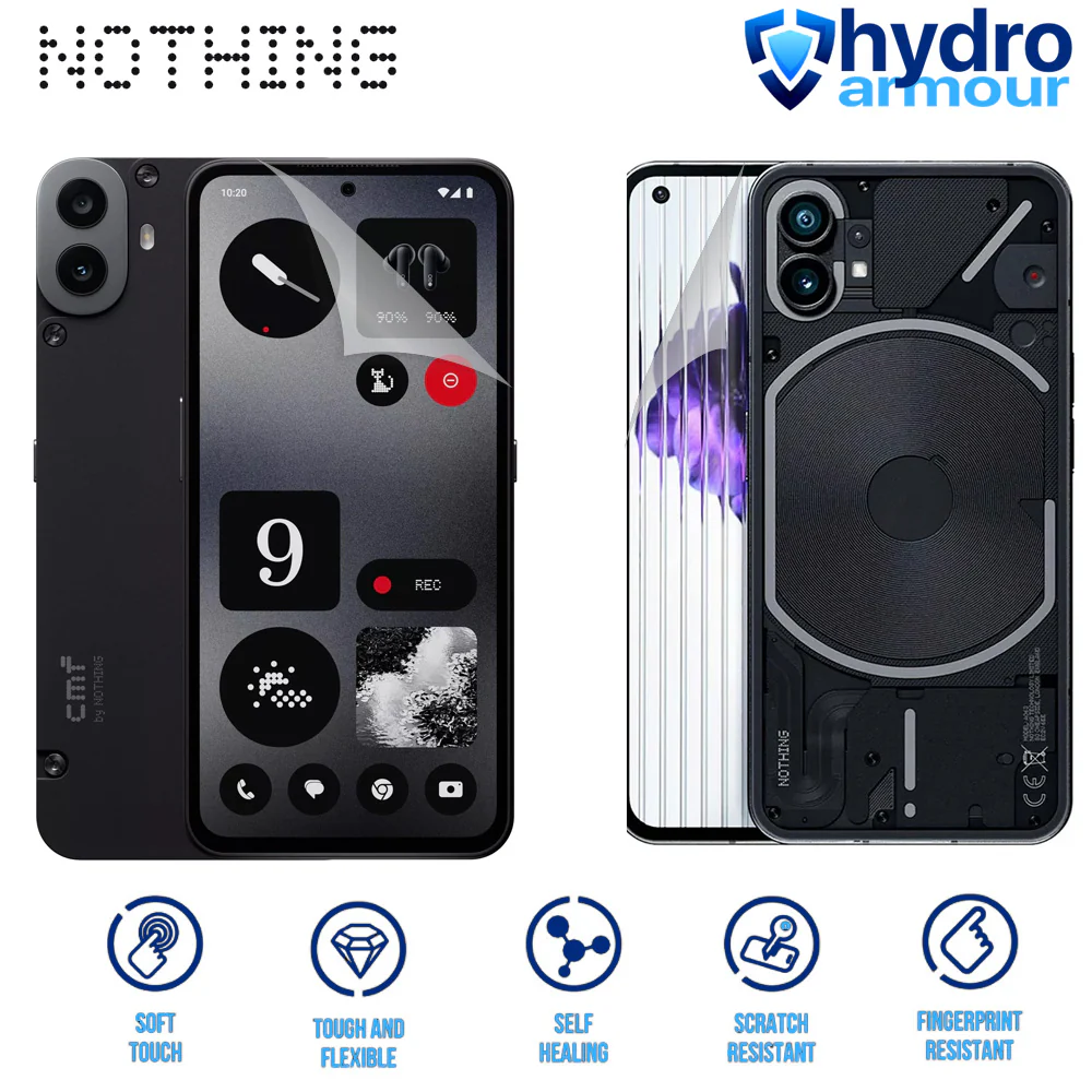 Heavy Duty Clear HD Hydrogel Screen Protector | Anti-Scratch for Nothing Phone 1 2 2a 3a Pro Plus CMF