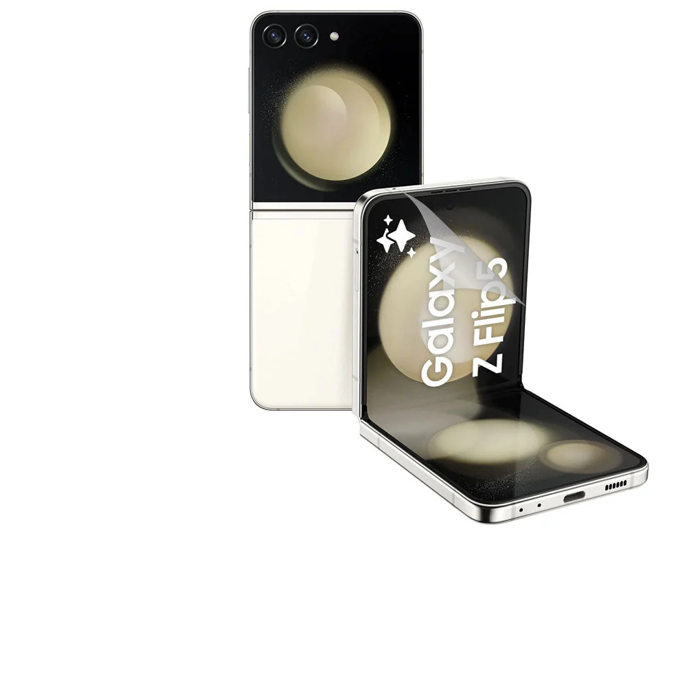 Heavy Duty Clear HD Hydrogel Screen Protector | Anti-Scratch for Samsung Galaxy Z Flip 7 6 5 4 3 2 - Image 2