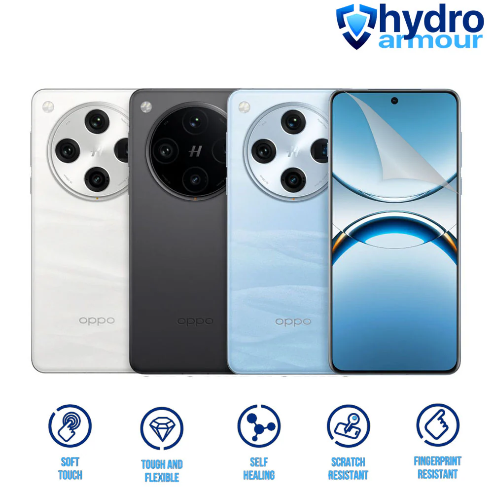 High Definition Clear HYDROGEL Screen Protector | Anti Scratch for OPPO Find X8 X3 Pro