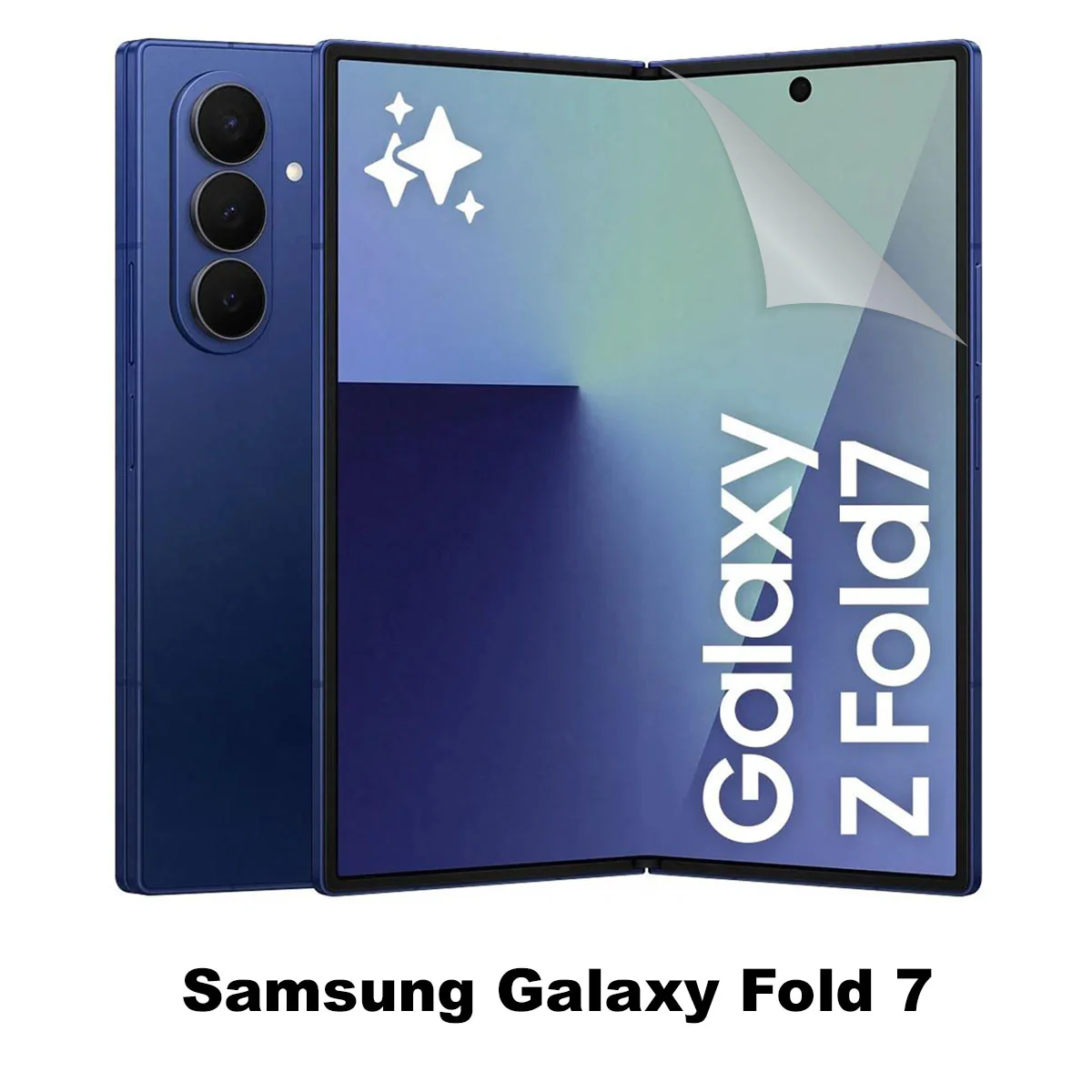 Clear HD Hydrogel Screen Protector Anti-Scratch Protection for Samsung Galaxy Z Fold 7 6 5 4 3 2 - Image 9