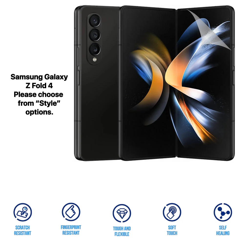 Clear HD Hydrogel Screen Protector Anti-Scratch Protection for Samsung Galaxy Z Fold 7 6 5 4 3 2 - Image 6