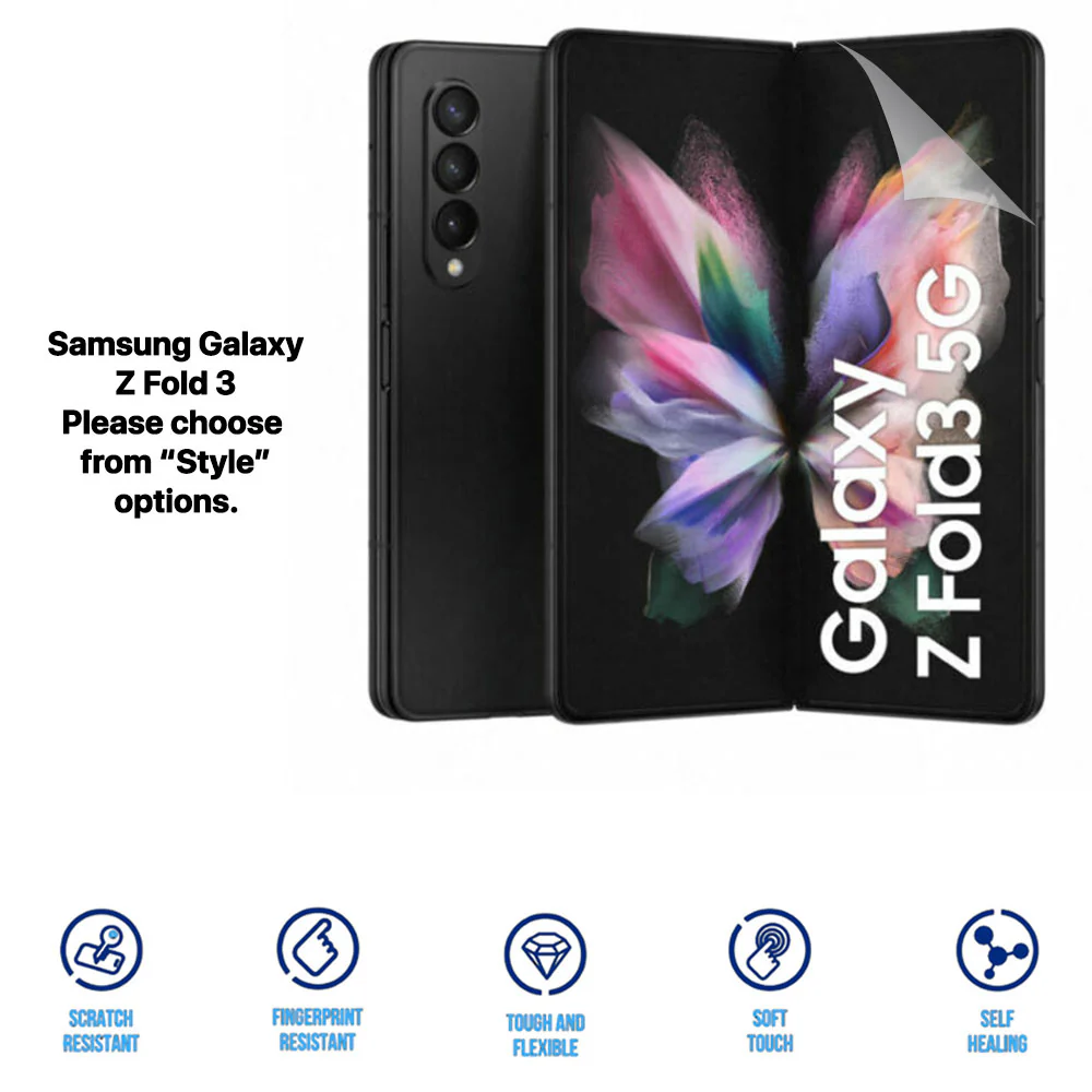 Clear HD Hydrogel Screen Protector Anti-Scratch Protection for Samsung Galaxy Z Fold 7 6 5 4 3 2 - Image 7