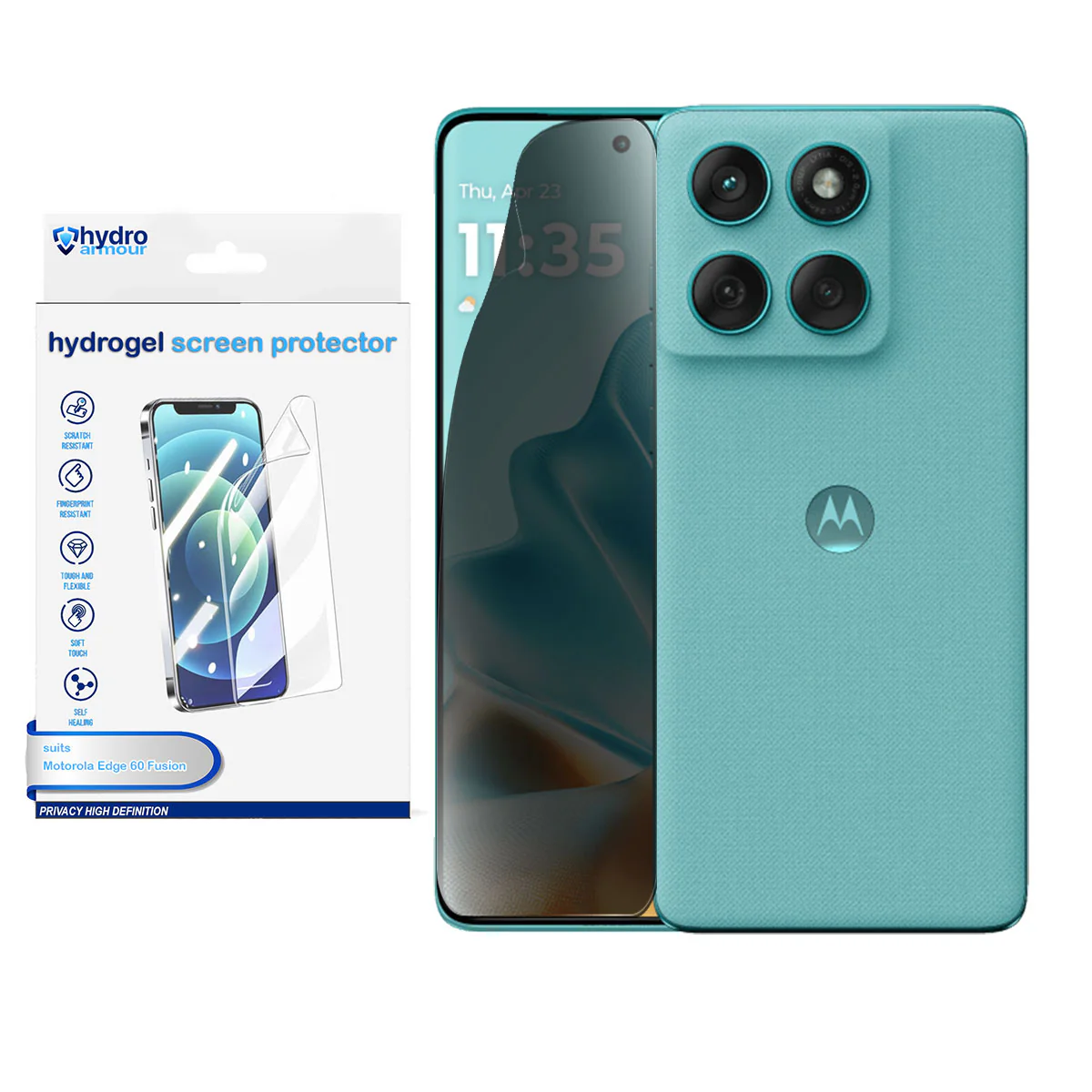 Heavy Duty Privacy Hydrogel Screen Protector HD Anti-Spy Film Motorola Edge 60 50 40 30 20 Pro Ultra Neo Fusion - Image 13