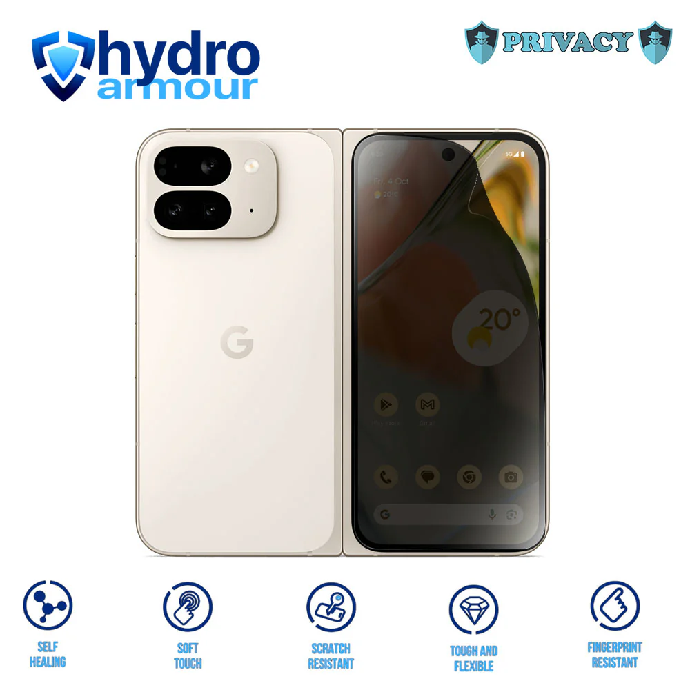 Heavy Duty Privacy Hydrogel Screen Protector HD Anti-Spy Film Google Pixel Fold 10 9 Pro